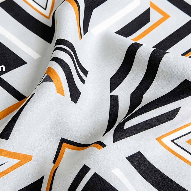 Crepe polyester stof