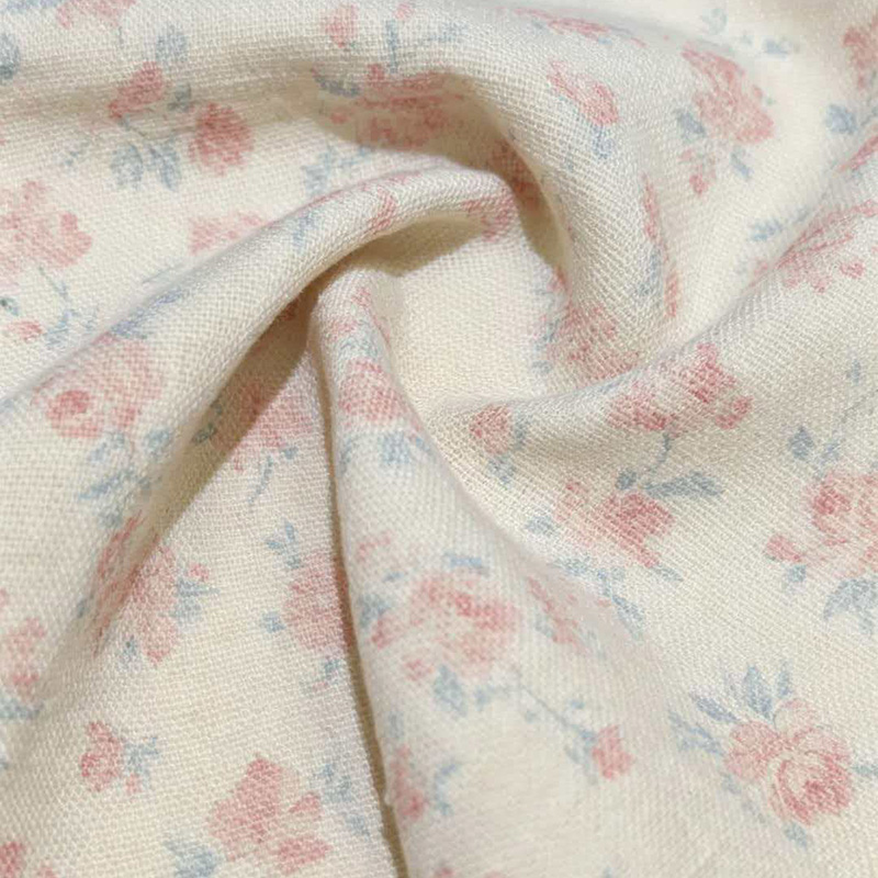 Polyester-linned blandet stof